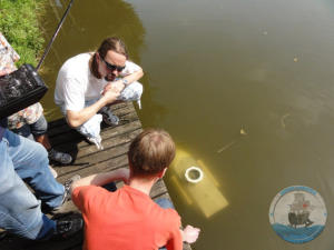 Jörg mit seinem Uboot