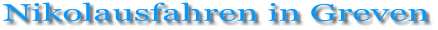 Nikolausfahren in Greven